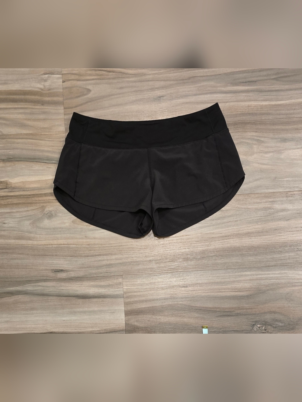 Lululemon Black Athletic Shorts Size 6 Womens Running Workout Shorts